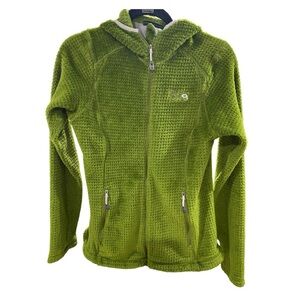 Mountain Hardwear Women’s Hi-Pile Green Athletic Fleece Jacket - Size M (EUC)